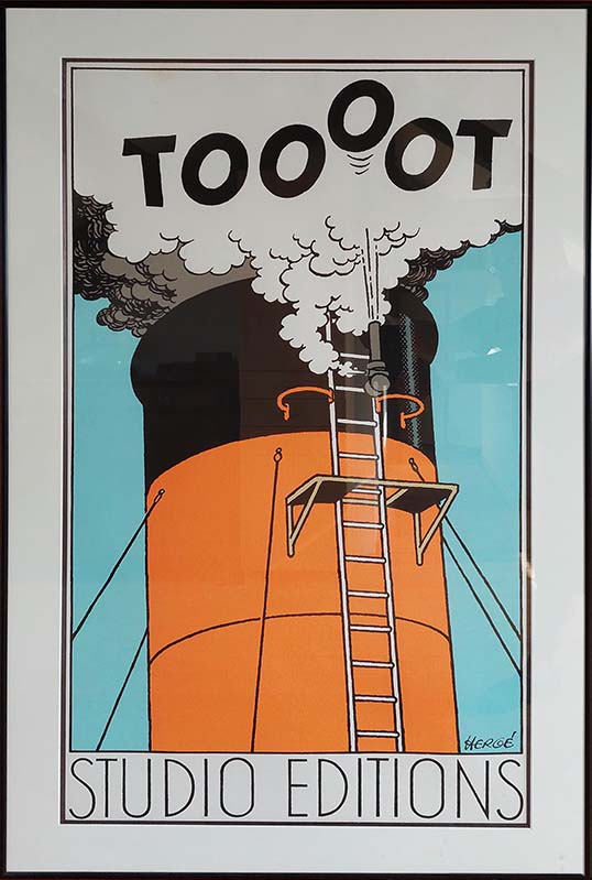 Hergé : sérigraphie "Toooot"